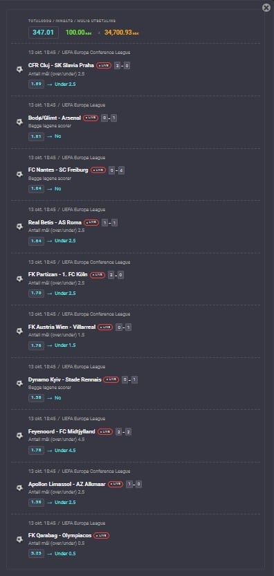 Målfattig runde i Europa mm1 1